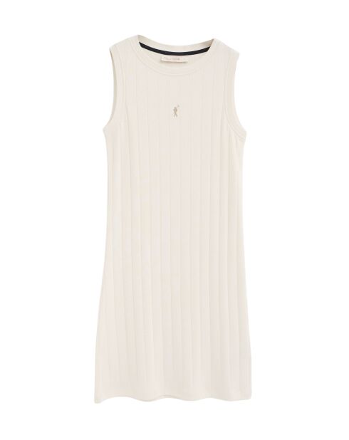 Ecrufarbenes Baumwollkleid Cynthia