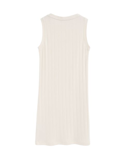 Ecrufarbenes Baumwollkleid Cynthia