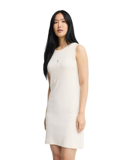 Ecrufarbenes Baumwollkleid Cynthia