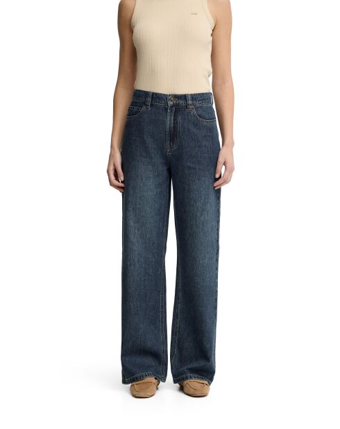 Jeans en coton Naomi medium blue