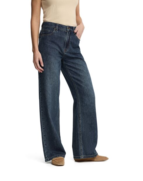 Jeans en coton Naomi medium blue