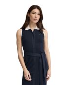 Marineblaues Baumwollkleid Anita