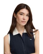 Marineblaues Baumwollkleid Anita