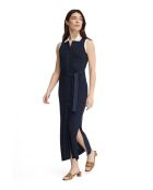 Marineblaues Baumwollkleid Anita