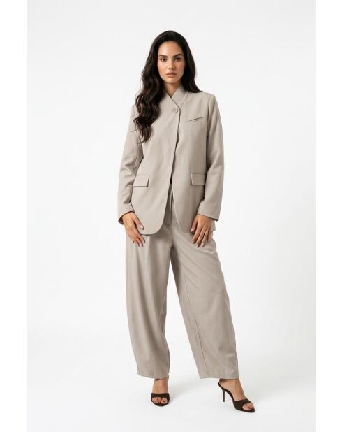 Beige jas Victoire