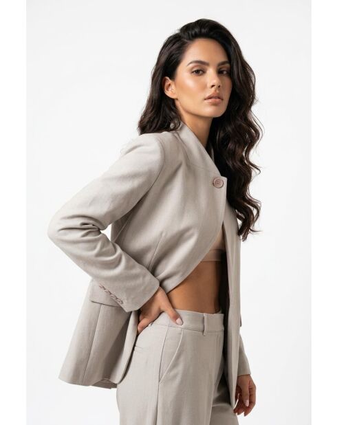 Beige jas Victoire
