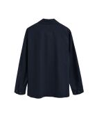 Giacca Sergio in misto lino blu