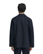 Giacca Sergio in misto lino blu