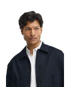 Giacca Sergio in misto lino blu