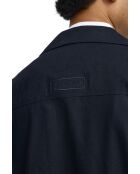 Giacca Sergio in misto lino blu
