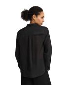 Camisa negra de manga larga Emilie