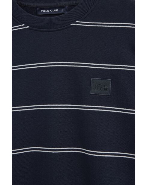 Felpa Hector in cotone blu scuro