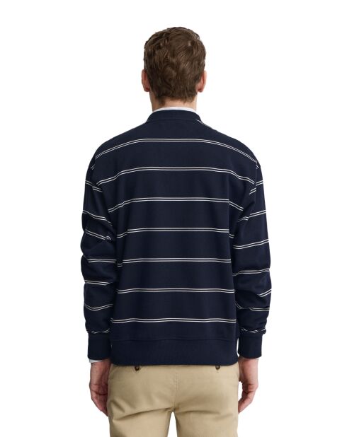 Felpa Hector in cotone blu scuro