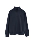 Felpa Côme in cotone blu