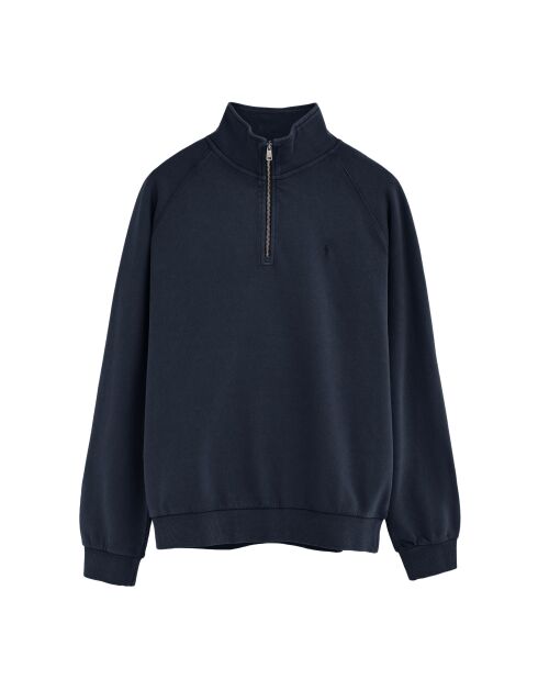 Felpa Côme in cotone blu