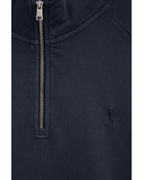 Felpa Côme in cotone blu