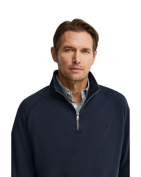 Felpa Côme in cotone blu