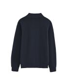 Felpa Albin in cotone blu