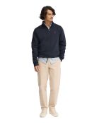 Felpa Albin in cotone blu