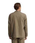 Veste en lin mélangé Salvatore khaki