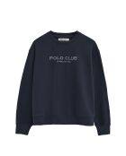 Sweat-shirt en coton Raphaëlle navy