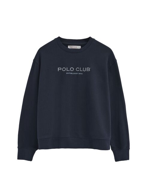 Sweat-shirt en coton Raphaëlle navy