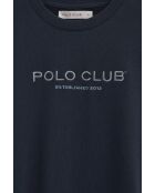 Sweat-shirt en coton Raphaëlle navy