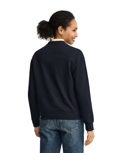 Sweat-shirt en coton Raphaëlle navy