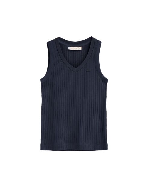 Débardeur en coton Marie navy