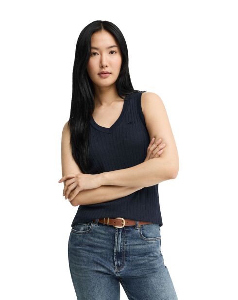 Débardeur en coton Marie navy