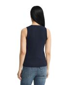 Canotta Marie navy in cotone
