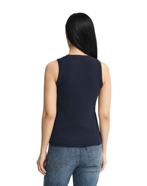 Débardeur en coton Marie navy