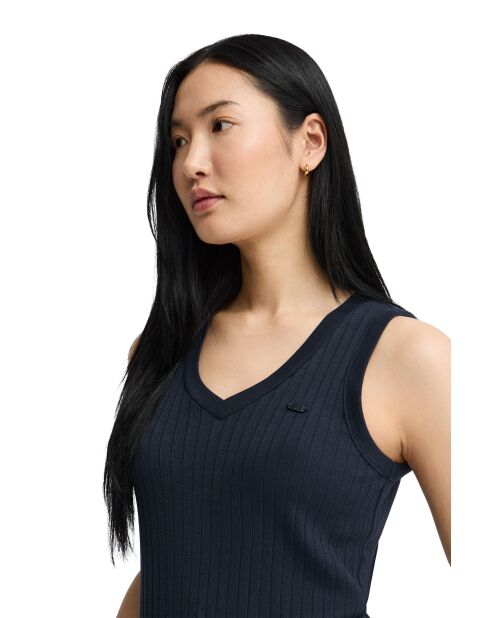 Débardeur en coton Marie navy