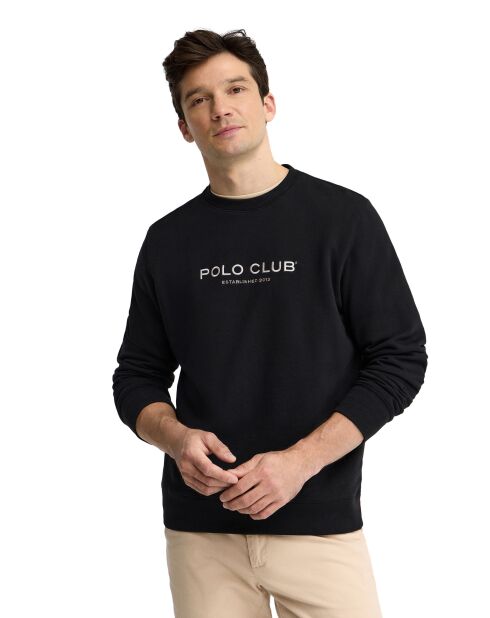 Sweat-shirt en coton Edgar noir