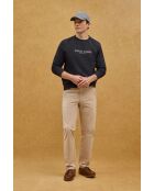 Sweat-shirt en coton Edgar noir
