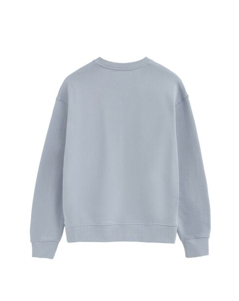 Blaues Baumwoll-Sweatshirt Perrine für Babys