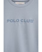 Blaues Baumwoll-Sweatshirt Perrine für Babys
