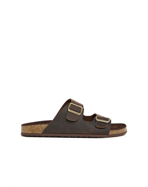 Sandales en daim Nabil brown
