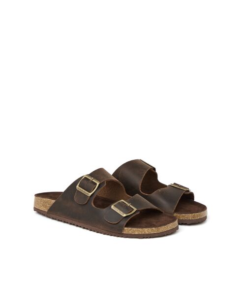 Sandales en daim Nabil brown
