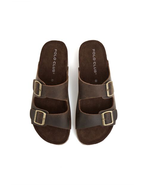 Sandales en daim Nabil brown