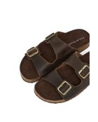 Sandales en daim Nabil brown