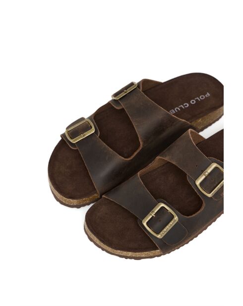 Sandales en daim Nabil brown