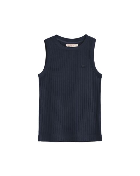 Canotta Lola in cotone blu