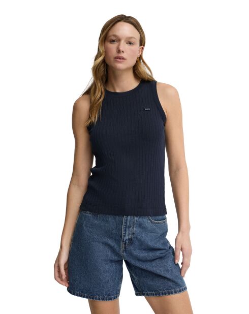 Canotta Lola in cotone blu