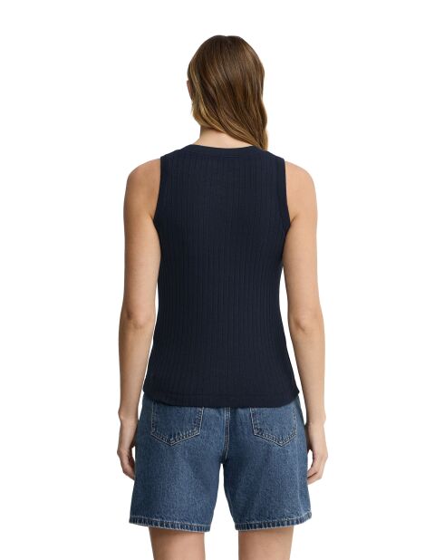 Canotta Lola in cotone blu