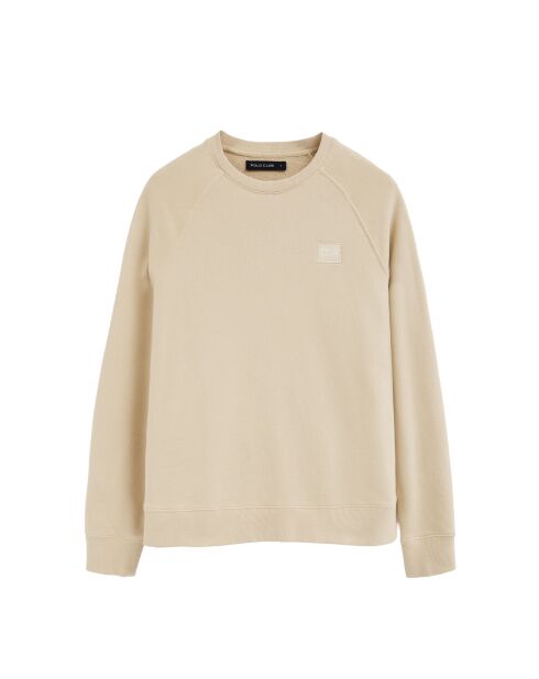 Felpa Gaspard beige in cotone