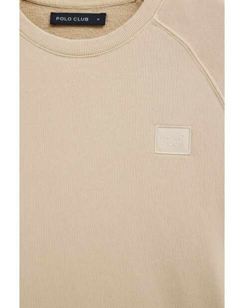 Felpa Gaspard beige in cotone