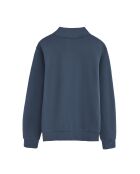 Felpa Arnaud in cotone blu denim