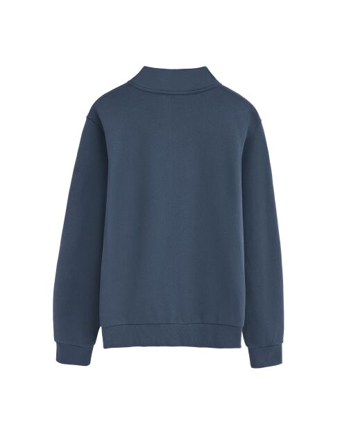 Felpa Arnaud in cotone blu denim