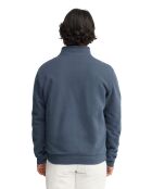 Felpa Arnaud in cotone blu denim
